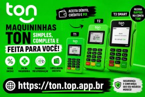 [Maquininhas Ton, taxas competitivas, Pix integrado e soluções PF e PJ]